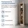home collective Standregal 39 x 180 x 35 cm Beige/Weiß