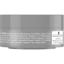 Schwarzkopf taft Matt Styling Wax 75ml Haarwachs Halt 5 für langanhaltende Ha...