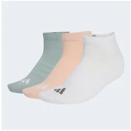 adidas Dämpfende Essentials Low Cut Socken 3er Pack Blush Pink/White/Wonder Sage 40-42