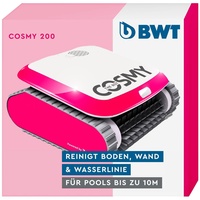 BWT Poolroboter Cosmy 200 in der Farbe Flamingo | Besonders Leicht & Kompakt | Zuverlässige Reinigung Von Boden, Wand & Wasserlinie | Für Pools In Allen Formen | Mit App Steuerung