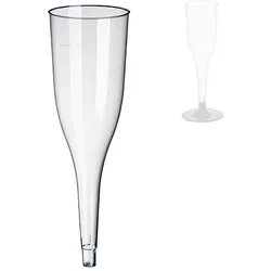 3x PAPSTAR 50 Stiel-Gläser (Oberteile) für Sekt
