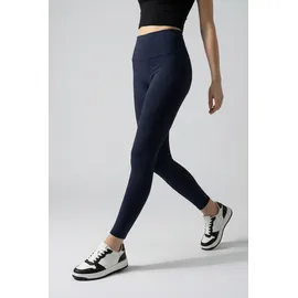 ONLY PLAY Funktionstights ONLY PLAY "ONPJAM-3-SANA XHW TIGHTS NOOS", Damen, Gr. M (38), N-Gr, blau (night sky), Jersey, Obermaterial: 80% Nylon, 20% Elasthan, unifarben, figurbetont knöchelfrei, Hosen, mit reflektierenden Details