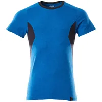 Mascot T-Shirt ACCELERATE 100% Baumwolle - M - azurblau/schwarzblau