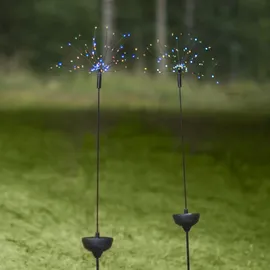 Star Trading 480-54 LED Solar Gartenstecker 90 LEDs bunt Solarstab 26x100cm