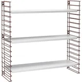 Metaltex Wandregal Tomado 70 x 21 x 68 cm Braun