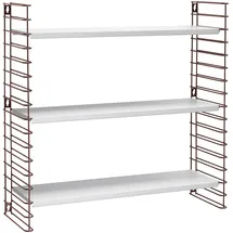 Metaltex Wandregal Tomado 70 x 21 x 68 cm Braun