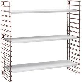 Metaltex Wandregal Tomado 70 x 21 x 68 cm Braun