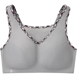 GLAMORISE Sport-Bustier mit bestem Halt - Grau Unterwäsche   Damen 