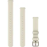 Garmin Lily 2 Armband 14 mm Silikon Kokosnuss/Cremegold