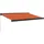 vidaXL Markise Einziehbar 3 x 2,5 m orange und braun