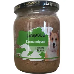 Leopold Fleisch Hundefutter mit Kalbfleisch 500g (Dose)