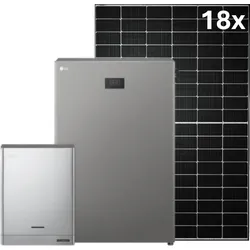 LG Electronics ESS Home 8 Paket mit HBC 11H & TW Solar 440W Komplettset