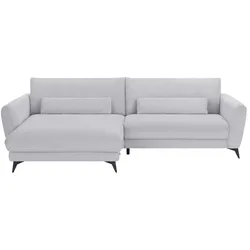 Ecksofa Cordstoff Amina ¦ grau ¦ Maße (cm): B: 288 H: 81 T: 194