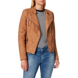 ONLY Damen ONLAVA FAUX LEATHER BIKER OTW NOOS jacke, Toasted Coconut, 36