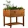 Dobar Hochbeet Kubus 2.0 78 x 58 x 78 cm Braun