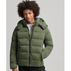 SUPERDRY CODE MICROFIBRE MTN Herren Puffer Jacke, Gr. S