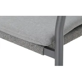 Möbel Kraft Ropero Stapelstuhl 61 x 60,5 x 84 cm grau