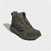 adidas TERREX ANYLANDER LEATHER MID CLIMAPROOF Wanderschuh wasserdicht und aus Leder grün 48 EU