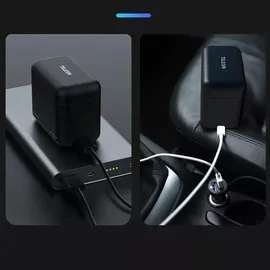 TELESIN 2-Slot-Ladegerät + Kartenspeicher für Insta360 X4