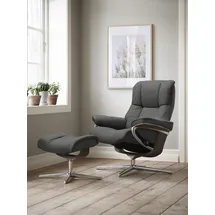 Stressless Mayfair mit Cross Base Rohleder 83 x 102 x 74 cm dark grey q2 faron