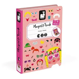 Janod Girl's Crazy Faces Magneti'Book (J02717)