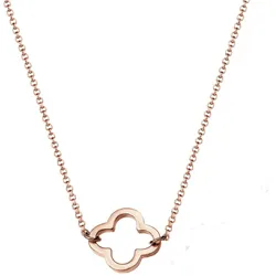 Elli Kleeblatt Glücksbringer Filigran Trend 925 Sterling Silber Ketten   Damen 