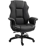 aosom Ergonomischer Bürostuhl mit Wippfunktion Drehstuhl höhenverstellbar