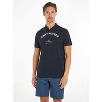 Tommy Hilfiger Poloshirt »GRAPHIC CHEST REG POLO«, Gr. L, Desert Sky, , 97743927-L