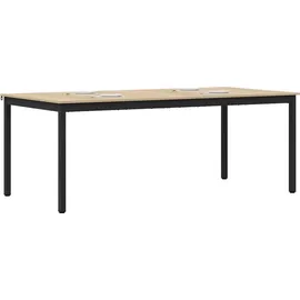vidaXL Esstisch 80 x 80 x 75 cm grau