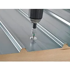 SPAX 4587000450257 Spenglerschraube 4,5 x 25 mm T-STAR plus T20, 4CUT, Edelstahl A2 Dichtscheibe 15mm -