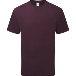 Fruit of the Loom Pure Cotton T-Shirt, dark plum, 2XL