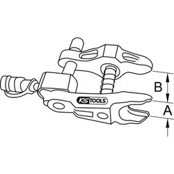 Universal-Kugelgelenk-Ausdrücker ohne Hydraulik-Zylinder, 45mm