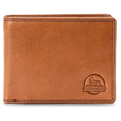 Farmhood Memphis Geldbörse RFID Schutz Leder 12.5 cm Portemonnaies   Hellbraun Herren 