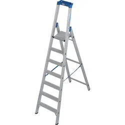 Krause STABILO Stehleiter mit R13 Stufen, 7 Stufen, Arbeitshöhe 3,65 m