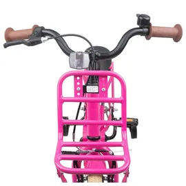 vidaXL Kinderfahrrad 16 Zoll Dunkelrosa