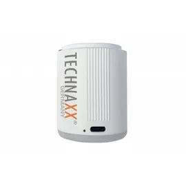 Technaxx Mini-Akku-Luftpumpe TX-261 mit LED-Licht-Funktion Weiß