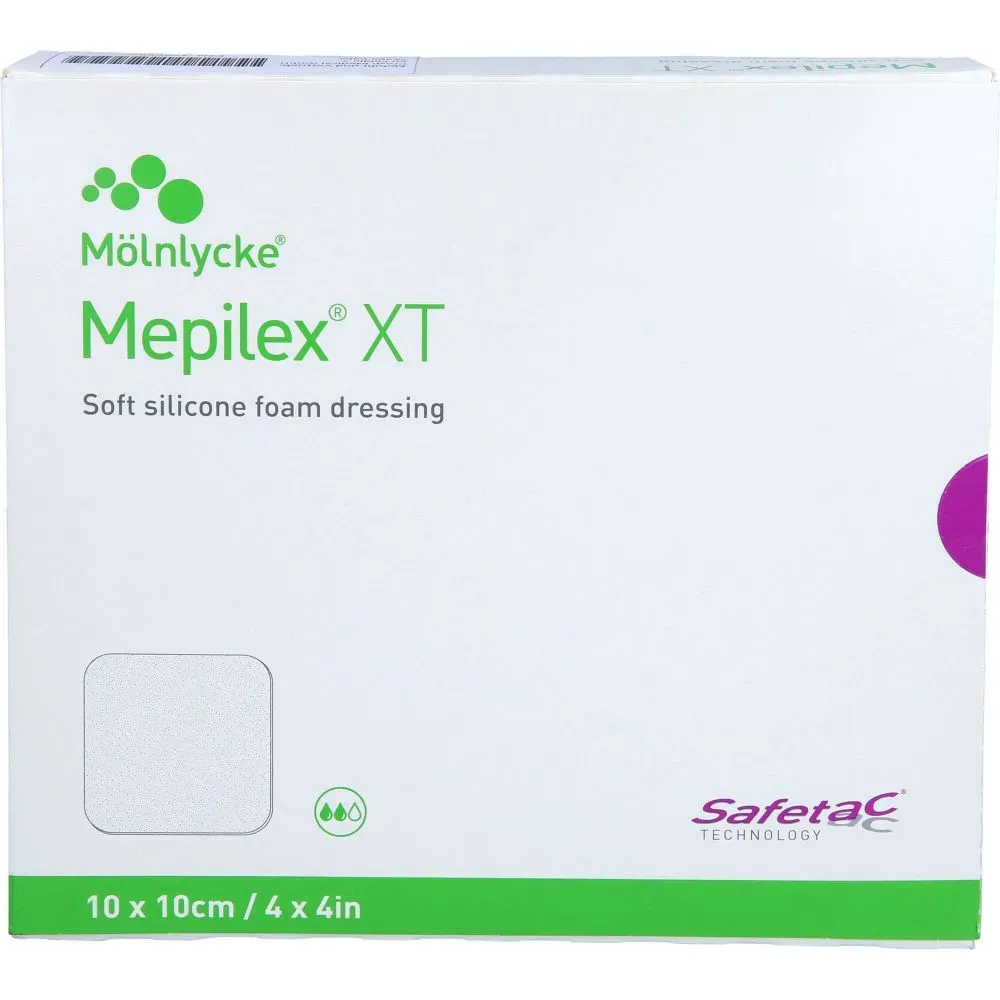 MEPILEX XT 10x10 cm Schaumverband 5 St