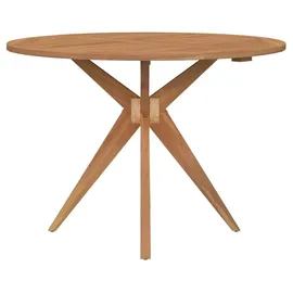 vidaXL Gartentisch Ø 110 x 75 cm Massivholz Akazie