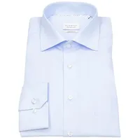 Eterna Langarmhemd Blau 50