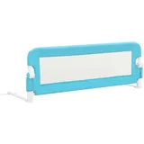 vidaXL Kleinkind-Bettschutzgitter Blau 120x42 cm Polyester