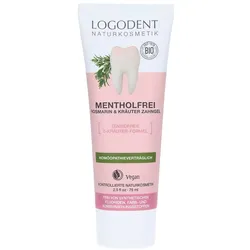 Mentholfrei Rosmarin & Kräuter Zahngel 75 ml
