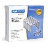 Rapesco 923/23mm, Typ 23 verzinkte Heftklammern, 1000 Stück