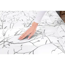 BESTWAY TriTech® Doppelluftbett Fashion FlockTM mit integrierter Elektropumpe 203 x 152 x 56 cm