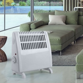 ETC Shop Frostwächter elektrisch Heizlüfter Thermostat einstellbar Elektroheizung Konvektionsheizung, weiß, 450W