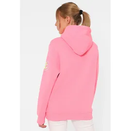 Zwilling Sweatshirt Hoodie gestickter Schriftzug pink L/XL