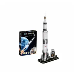 Revell® 3D-Puzzle Apollo 11 Saturn V, 136 Puzzleteile bunt