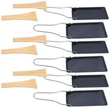casativo-outdoor 6er-Set Grillpfännchen für Raclette