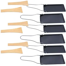 casativo-outdoor 6er-Set Grillpfännchen für Raclette