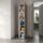 home collective Mehrzweckschrank Sonoma Eiche, Holz, Echtholz, 4 Fächer, 35x184x40 cm, Waschküche, Mehrzweckschränke