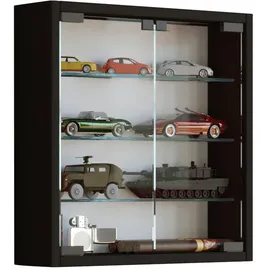 VCM Hängevitrine Mandosa S 40 x 40 x 10 cm Schwarz